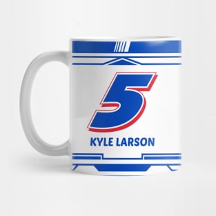 Kyle Larson blue # 2024 NASCAR art design Mug